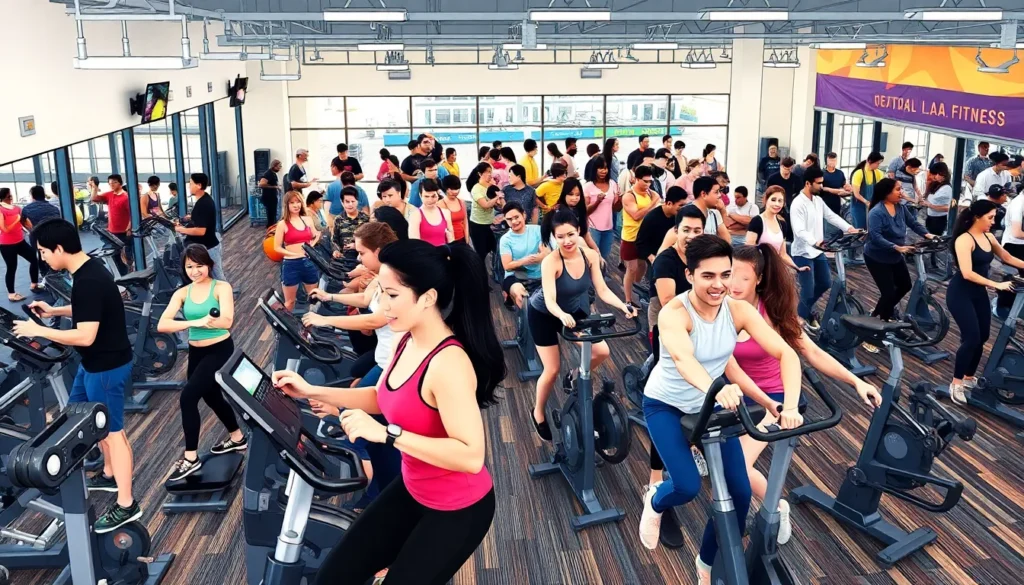 la fitness workout routine